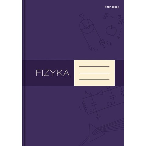 Brulion tematyczny fizyka A5 80k. 70g krata [mm:] 150x210 TOP-2000 (400160623)