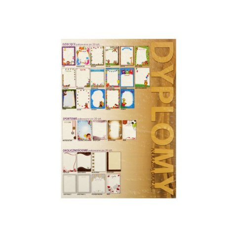 Dyplom LIST GRATULACYJNY A4 200g Rexus (602597)