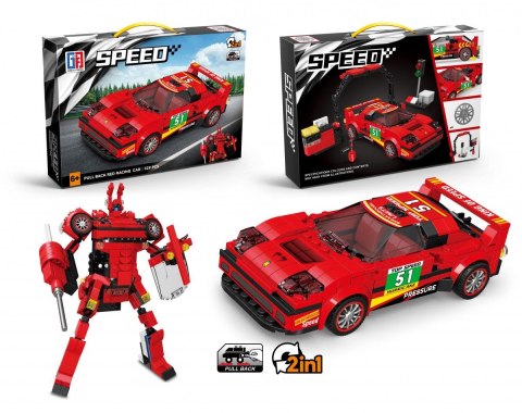 Klocki konstrukcyjne auto robot 2w1 Lean (23571)