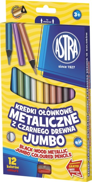 Kredki ołówkowe Jumbo 12 kol. Astra (312114003)