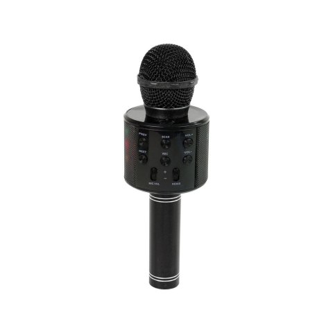 Mikrofon zabawkowy Bezprzewodowy USB Głośnik Nagrywanie Karaoke Model WS-858 Czarny Lean (10000)
