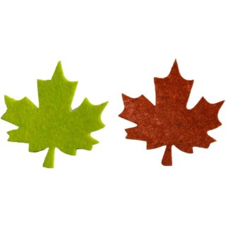 Naklejka (nalepka) Craft-Fun Series filc - liść klonu Titanum (DF009G)