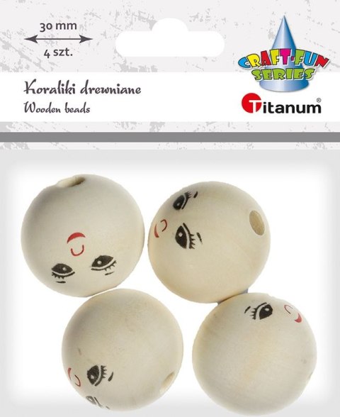 Ozdoba drewniana Craft-Fun Series koraliki Titanum (22TH401-5)