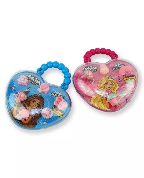 Pierścionek zestaw 6 szt. w serduszku Dromader (130-1341222)