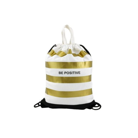Plecak (worek) na sznurkach Płótno be positive biała Beniamin (610230)