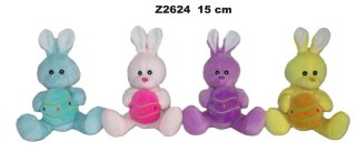 Pluszak zając 4 kolory z jajkiem [mm:] 150 Sun-Day (169174)