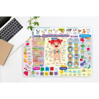 Podkład na biurko ANGIELSKI DLA MALUCHÓW mix PVC PCW Henry (5907465664080)