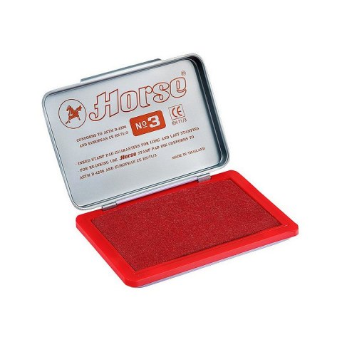 Poduszka do stempli Nr 3 czerwony [mm:] 90x57 Lancer