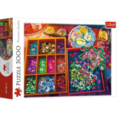 Puzzle Wieczór z puzzlami 3000 el. Trefl (33079)