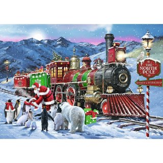 Puzzle Xmass Świąteczny pociąg Trefl (12087)