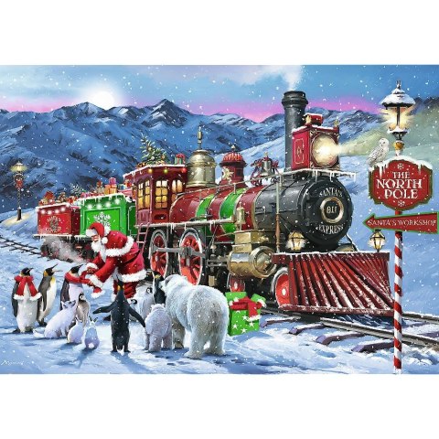 Puzzle Xmass Świąteczny pociąg Trefl (12087)