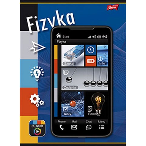 Zeszyt tematyczny FIZYKA A5 60k. krata St.Majewski (5904149003180)