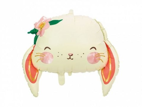 Balon foliowy Królik, 65x55 cm, mix 20cal Partydeco (FB123)