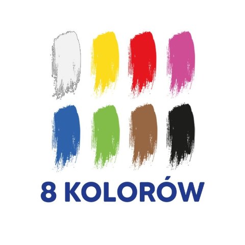 Farby plakatowe kolor: mix 8 kolor. Oxford (400167102)