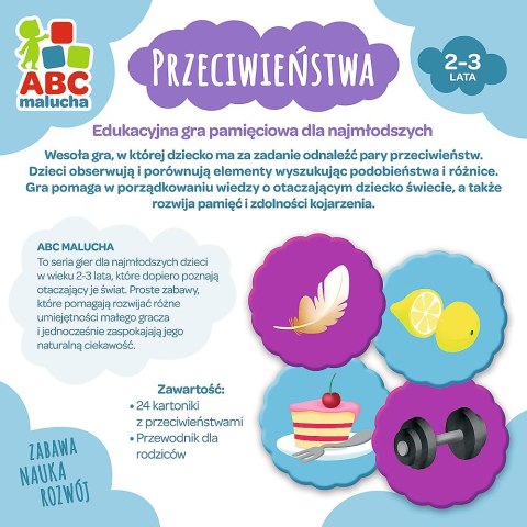 Gra edukacyjna ABC Malucha Przeciwieństwa Trefl (01943)