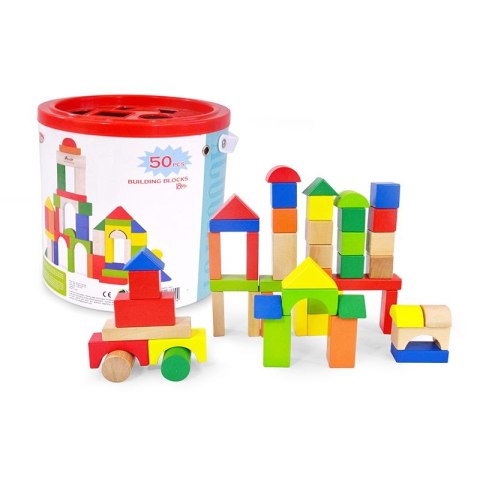 Klocki drewniane 50 elementów Artyk (676604)