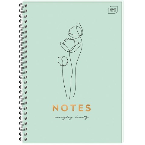 Kołozeszyt (kołonotatnik) A4 100k. 70g krata Interdruk (KOŁOZA4100T)