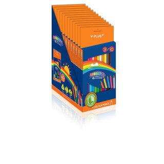 Kredki ołówkowe dwustronne 24 kol. Y-plus (151994)