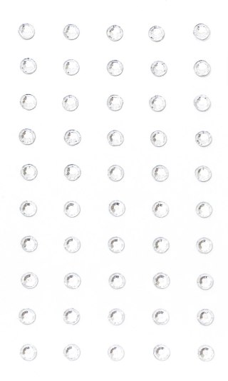 Kryształki samoprzylepne białe Galeria Papieru (251100)