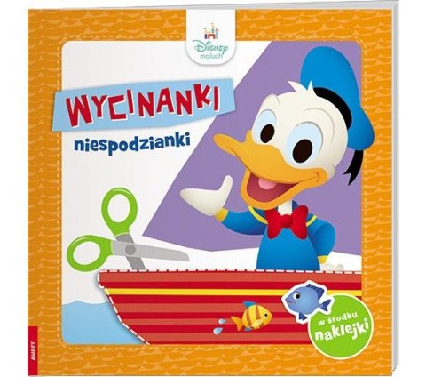 Książeczka edukacyjna Disney Maluch. Wycinanki niespodzianki Ameet (WYC 9201)
