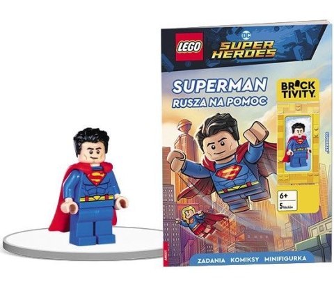 Książeczka edukacyjna LEGO® DC Super Heroes™. Superman rusza na pomoc Ameet (LNC 6462)