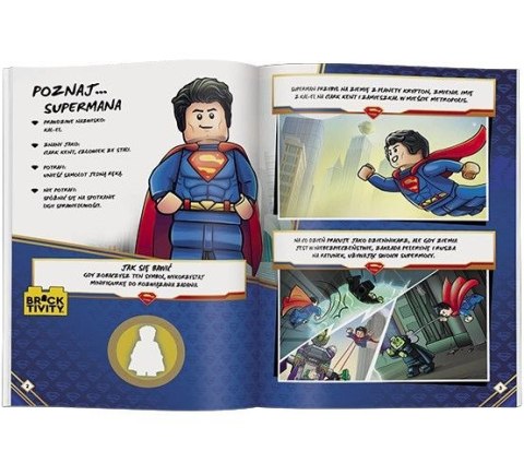 Książeczka edukacyjna LEGO® DC Super Heroes™. Superman rusza na pomoc Ameet (LNC 6462)