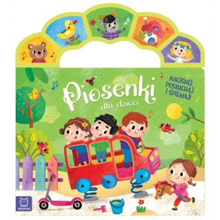 Książka dla dzieci Piosenki dla dzieci. Naciśnij, posłuchaj i śpiewaj! Aksjomat