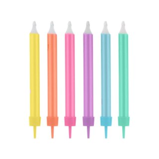 Świeczka urodzinowa Jumbo kolor mix 12 sztuk Godan (SF-SJKM)