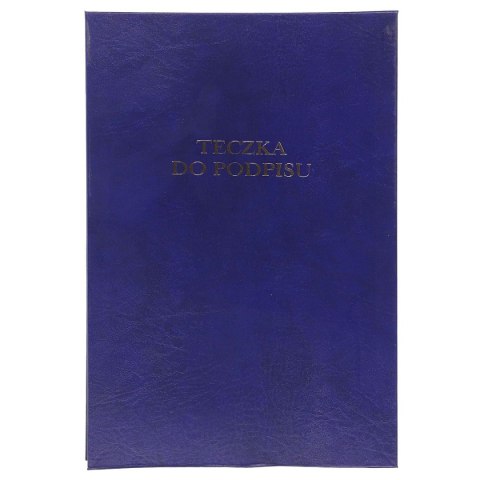 Teczka do podpisu A4 granatowy 16k. Barbara (1822218)