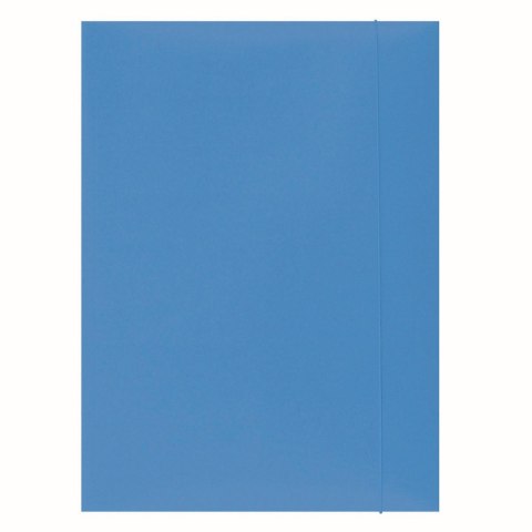 Teczka kartonowa na gumkę A4 niebieski jasny 300g Office Products (21191131-21)