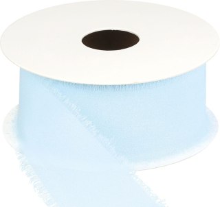 Wstążka Craft-Fun Series szyfonowa strzępiona 40x10 [mm x m] błękitny Titanum (WJ40-10-011J)