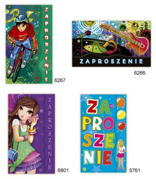 Zaproszenie Duże młodzieżowe Merigraf (5902221801365)