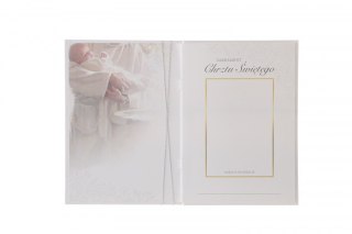 Kartka składana Chrzest B5 Kukartka (PMB PR-0007)