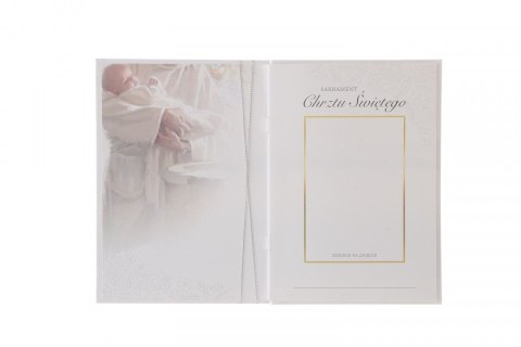 Kartka składana Chrzest B5 Kukartka (PMB PR-0007)