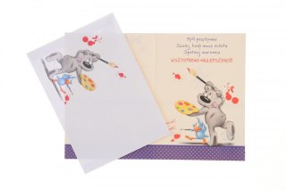 Kartka składana Happy Urodzinowy dziecięcy B6 Ev-corp (STKH-020)