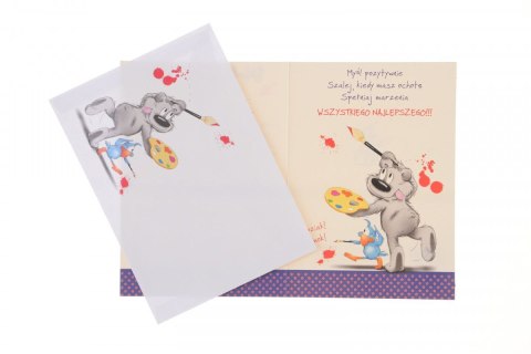 Kartka składana Happy Urodzinowy dziecięcy B6 Ev-corp (STKH-020)