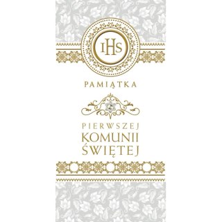 Kartka składana komunia dl DL Pol-mak (DLUX_KOM)