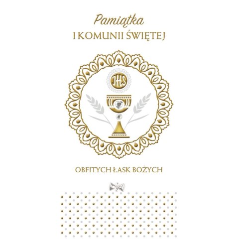 Kartka składana komunia dl DL Pol-mak (DLUX_KOM)