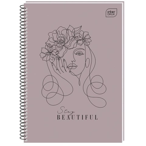 Kołozeszyt (kołonotatnik) A5 100k. krata Interdruk (KOŁOZA5100M)