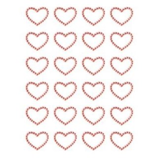 Kryształki serca czerwone Argo (251133)