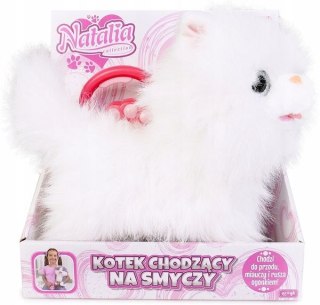 Pluszak interaktywny kotek chodzący na smyczy Artyk (185564)