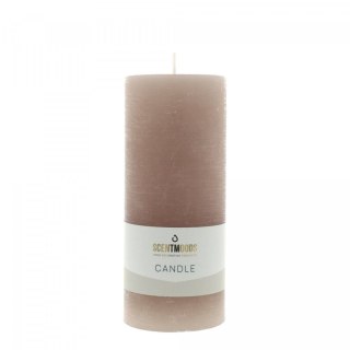 Świeca pieńkowa 6,3X15cm w kolorze Taupe śr. 60mm Pavoncella (8720935401261)