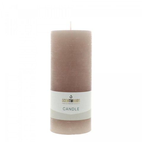 Świeca pieńkowa 6,3X15cm w kolorze Taupe śr. 60mm Pavoncella (8720935401261)