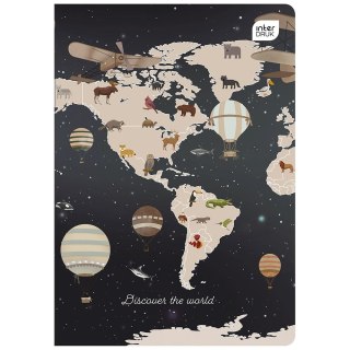 Zeszyt A5 16k. 70g krata Interdruk (ZE16KF#)