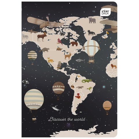 Zeszyt A5 16k. 70g krata Interdruk (ZE16KF#)