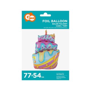 Balon foliowy TORT Z LUKREM Godan (BF-HTZL)