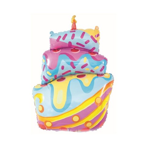 Balon foliowy TORT Z LUKREM Godan (BF-HTZL)