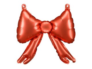 Balon foliowy do girland Kokardy, 25,5 x 25 cm, czerwony Partydeco (FB269-007)