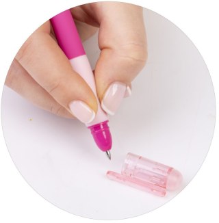 Długopis wymazywalny Ergo Girls wkład niebieski 0,7mm M&G (MG AKPB75R1 KP30)