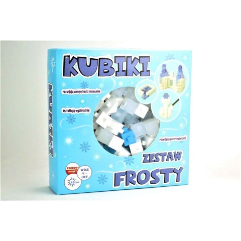 Klocki plastikowe KUBIKI FROSTY Abino